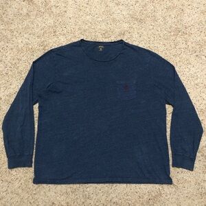 Polo Ralph Lauren Shirt Blue Long Sleeve Crewneck